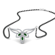 Emerald-Petal-Mangalsutra-Pendant